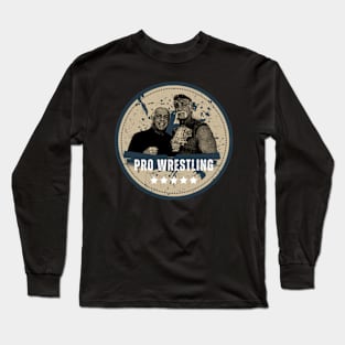 pro wrestling art ric flair vs hulk hogan 1991 Long Sleeve T-Shirt